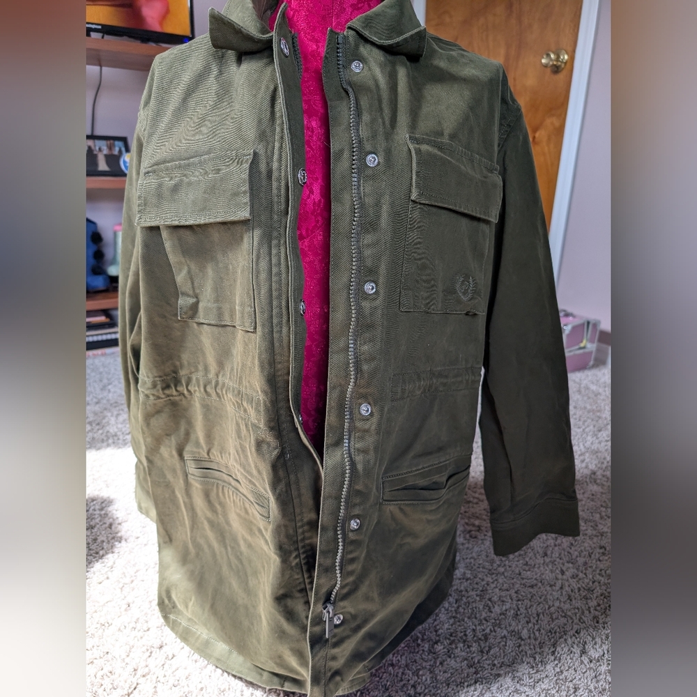 Pink! Army Style Cargo Jacket